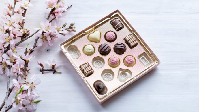 Newly arrived chocolate bars from France, courtesy of Michel Cluizel.